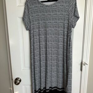 Black and White Checkered Dress